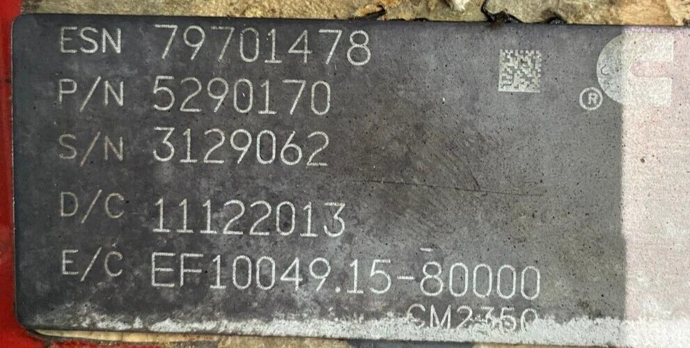 2013 Cummins OEM ISX15 Engine Control Module ECM ECU CM2350 5290170 5290171