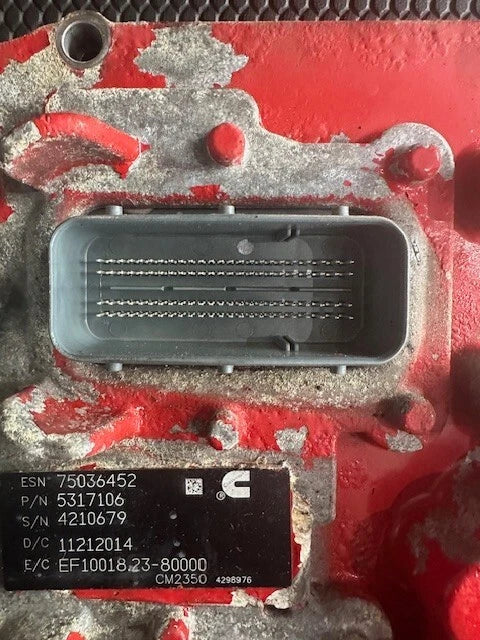 2014 Cummins OEM ISX12 Engine Control Module ECM ECU 5317106 5317107 CM2350