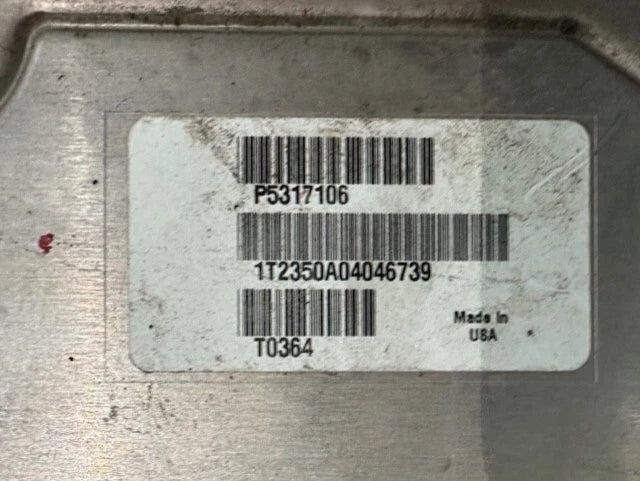 2014 Cummins OEM SX15 Engine Control Module ECM ECU 5317106 5317107 CM2350