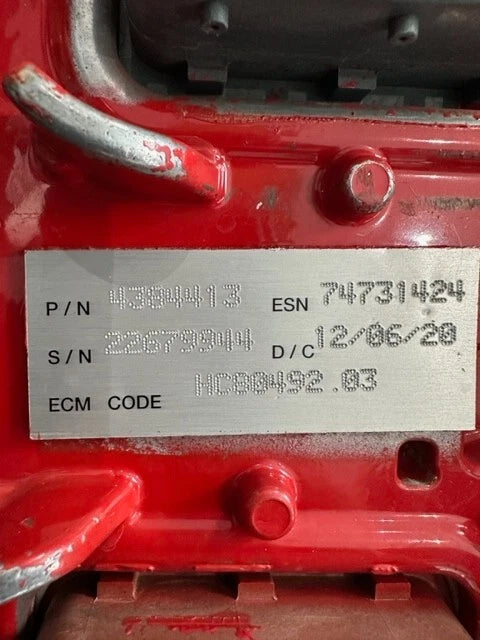 2020 Cummins OEM ISB6.7L Engine Control Module ECM ECU 4384413 4384412 CM2350