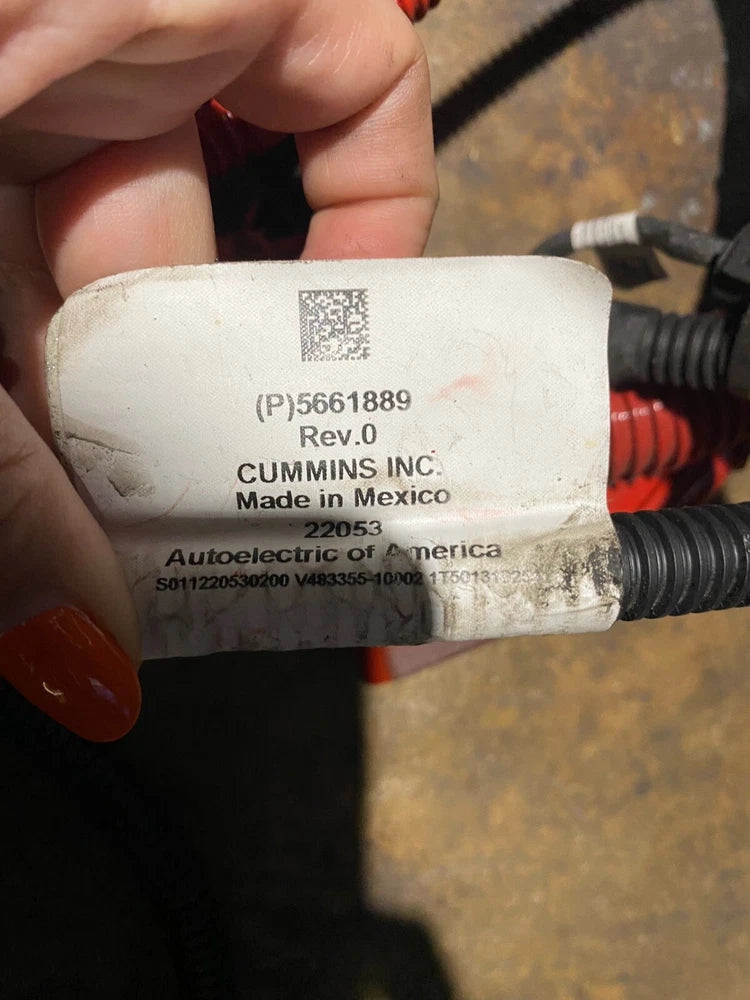 2021 Cummins B6.7L Diesel Engine Electronic Control Module Harness, 5689169