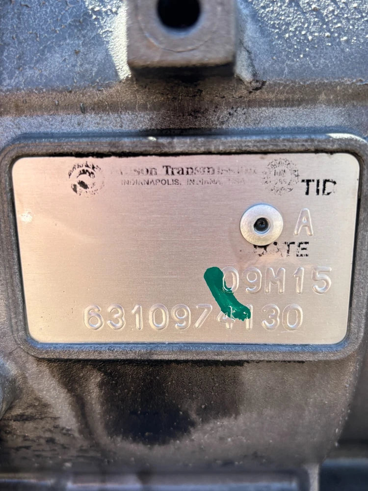 Allison 2200HS Automatic Transmission, S/N: 6310974130, SAE # 2, 60K Miles