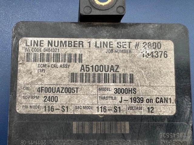 Allison A51 3000HS Transmission TCM ATA5101 29545536 10R022849 OEM