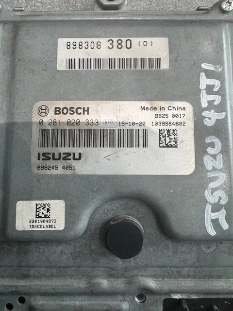 Bosch Isuzu 4JJ1 OEM Engine Control Module 0281020333 8983083800 1039S64602
