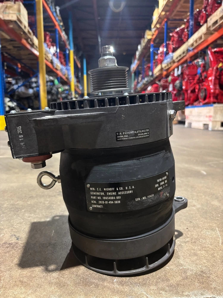 C.E. Niehoff & Co Generator 10654884-001 2920-01-494-5639 76761-N1307 28V 280AMP