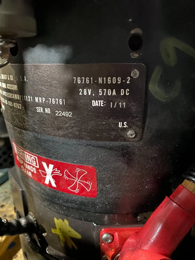 C.E. Niehoff & Co Generator 2920-01-565-0762, 76761-N1609-2, 570AMPS, 28V