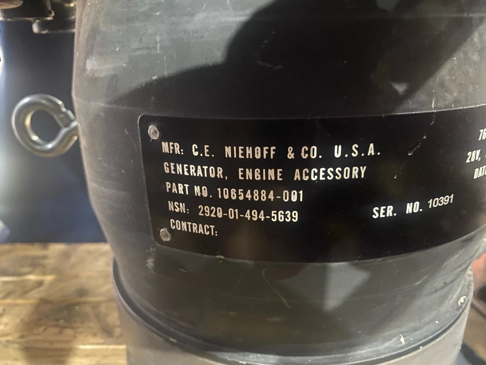 C.E. Niehoff & Co Generator, 2920-01-494-5639,76761-N1307, 28V, 280Amps