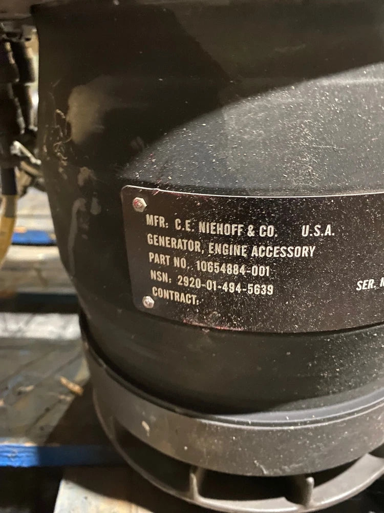 C.E. Niehoff & Co Generator, 2920-01-494-5639,76761-N1307, 28V, 280Amps