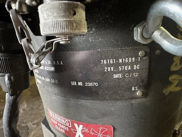 C.E. Niehoff & Co Generator, 76761-N1609-1, 2920-01-560-3613, 28V, 570AMPS