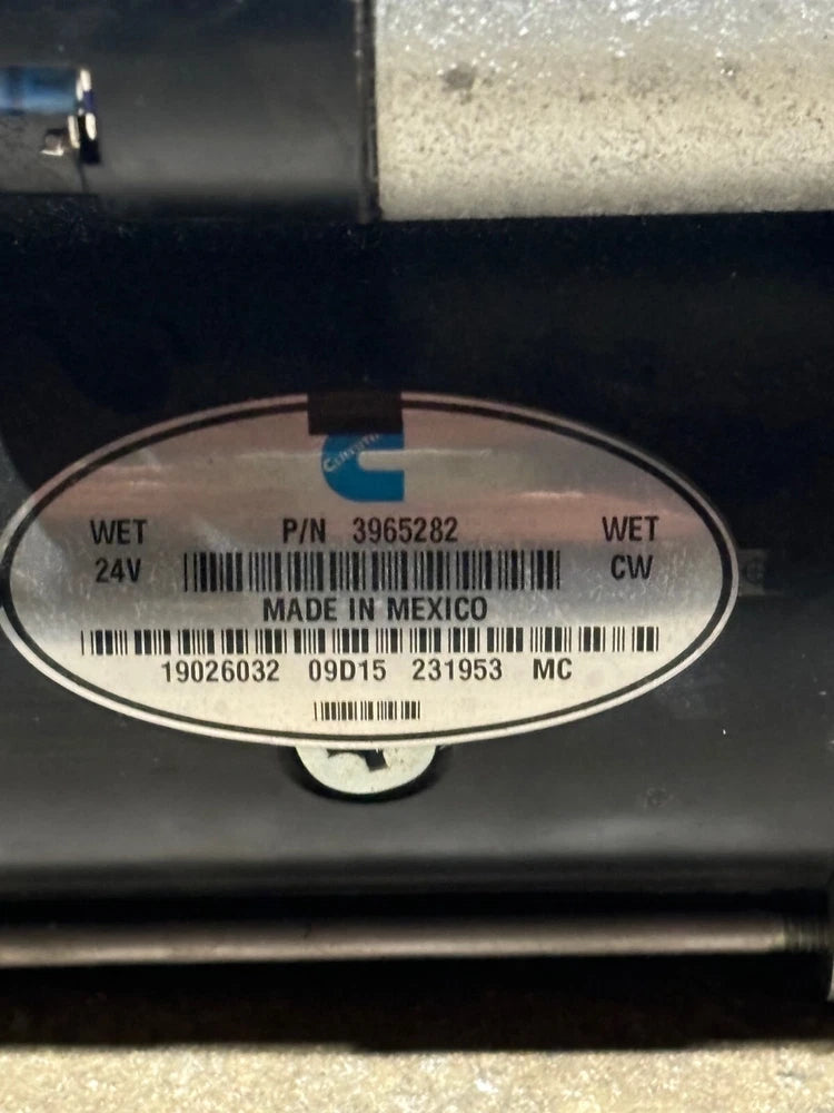 Cummins 24V Wet Starter 3965282 5267912 5363431 6304586