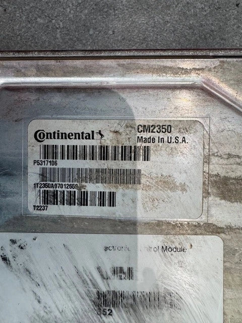 Cummins ISL9 Diesel Engine Control Module ECM ECU 5317106 5317107 CM2350