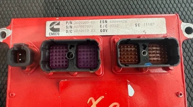 Cummins ISX Diesel Engine ECM, ECU, CM870, 3684009RX, 3684008