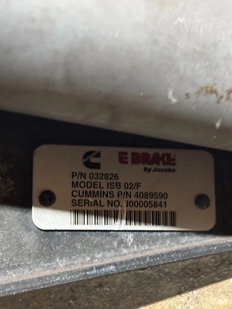 Cummins OEM Jacobs E Brake Exhaust Brake 032826 4089590 for ISB QSB
