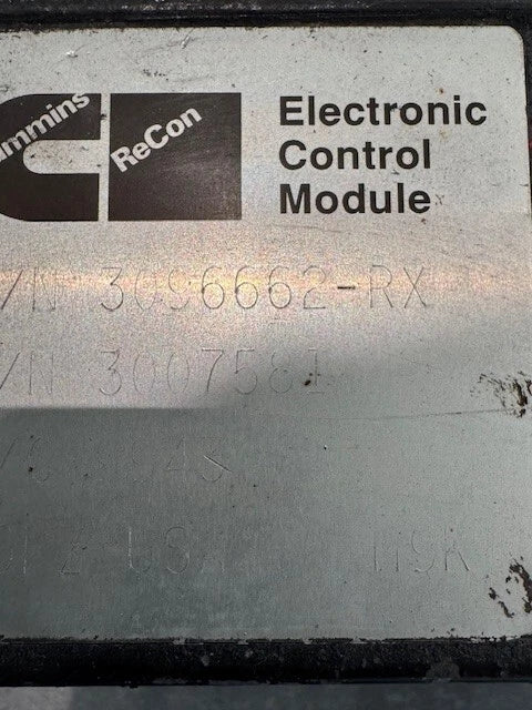 Cummins OEM N14 Celect Plus Engine Control Module ECM ECU 3096662 3408300