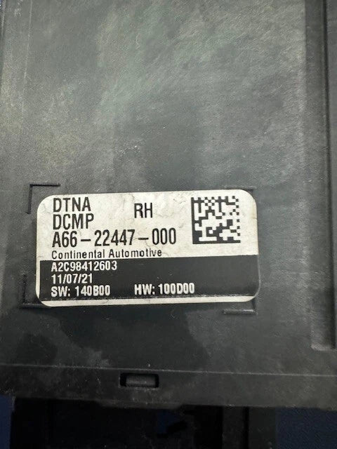 Freightliner Continental RH Door Control Module A66-22447-000