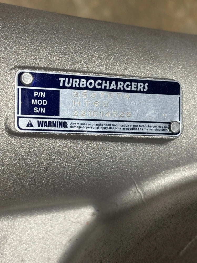 HT60 Turbocharger for Cummins N14 Diesel Engine 3537074 3592678 3592512