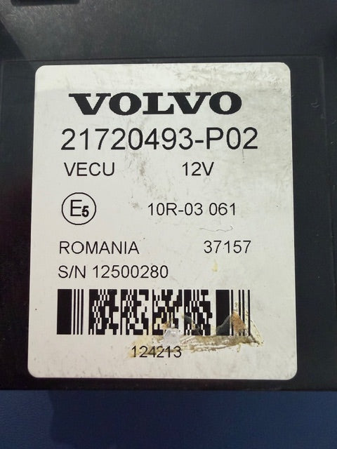 Volvo VECU Cab Control Module 21720493-P02 10R-03 061 12500280