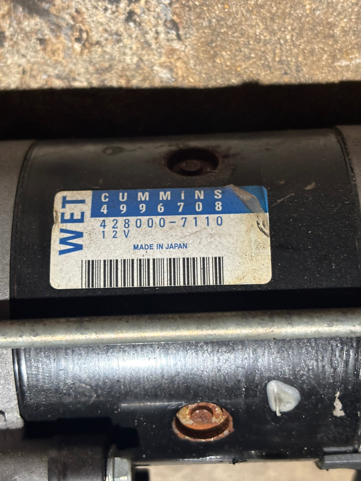 Denso 12v starter for cummins engine 4996708 428000-7110 428000-9940 428000-9941