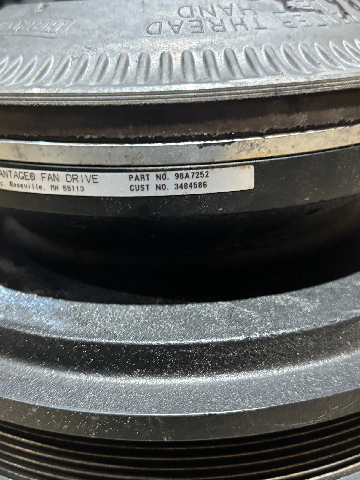 Horton Fan Clutch off Cummins B6.7L Engine 98A7252 3484586