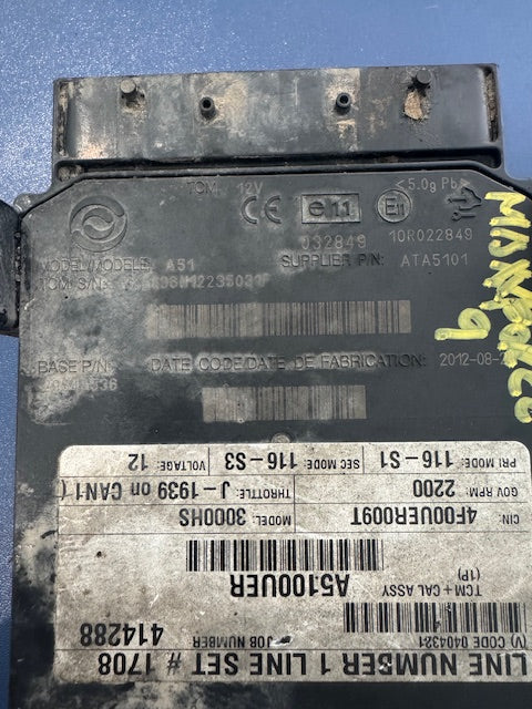 Allison A51 3000HS Transmission TCM ATA5101 29545536