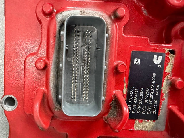 Cummins X15 EPA17 Diesel Engine Control Module ECM ECU CM2350 4384413 4384412