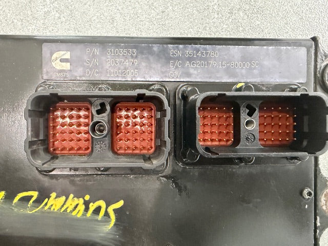 Cummins ISM OEM Diesel Engine Control Module ECM ECU 3103533 CM875