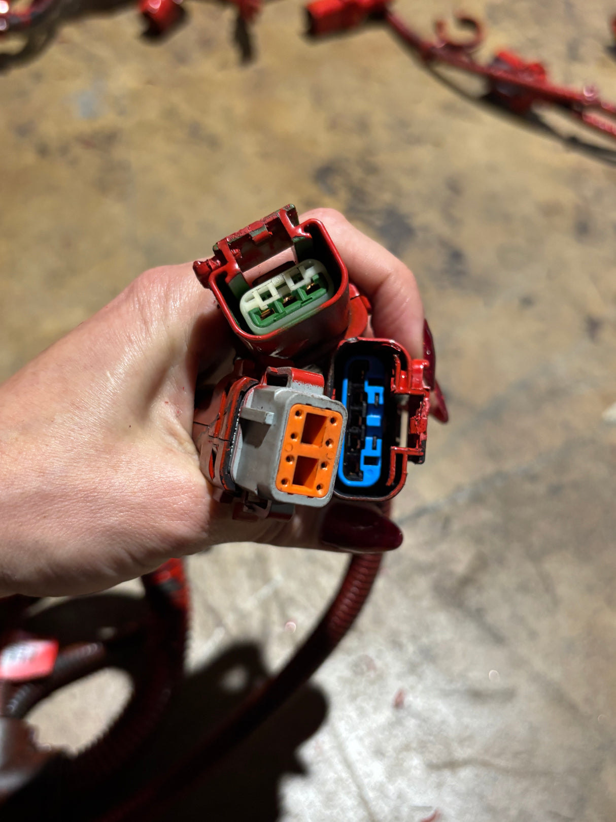 Cummins L9 Engine Electronic Control Module Wiring Harness 6430014 6430009