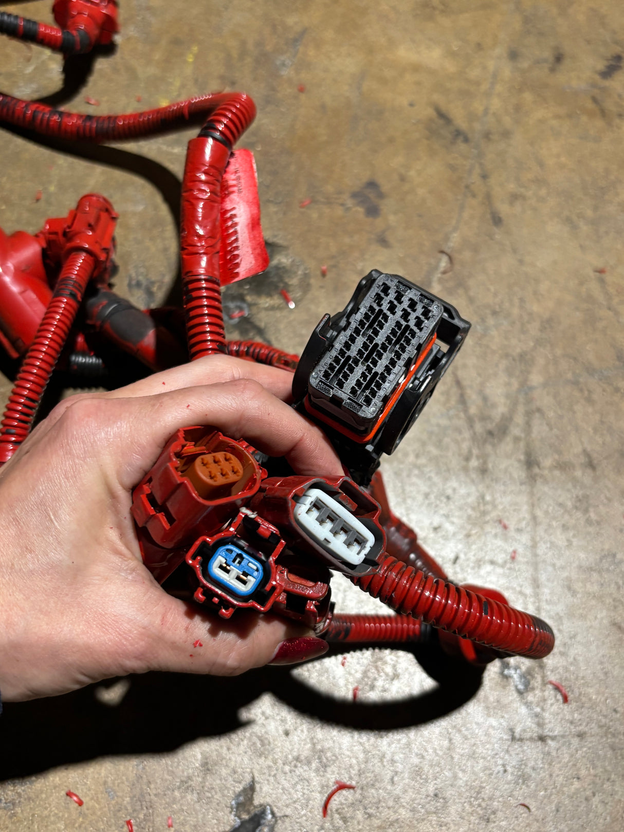 Cummins L9 Engine Electronic Control Module Wiring Harness 6430014 6430009