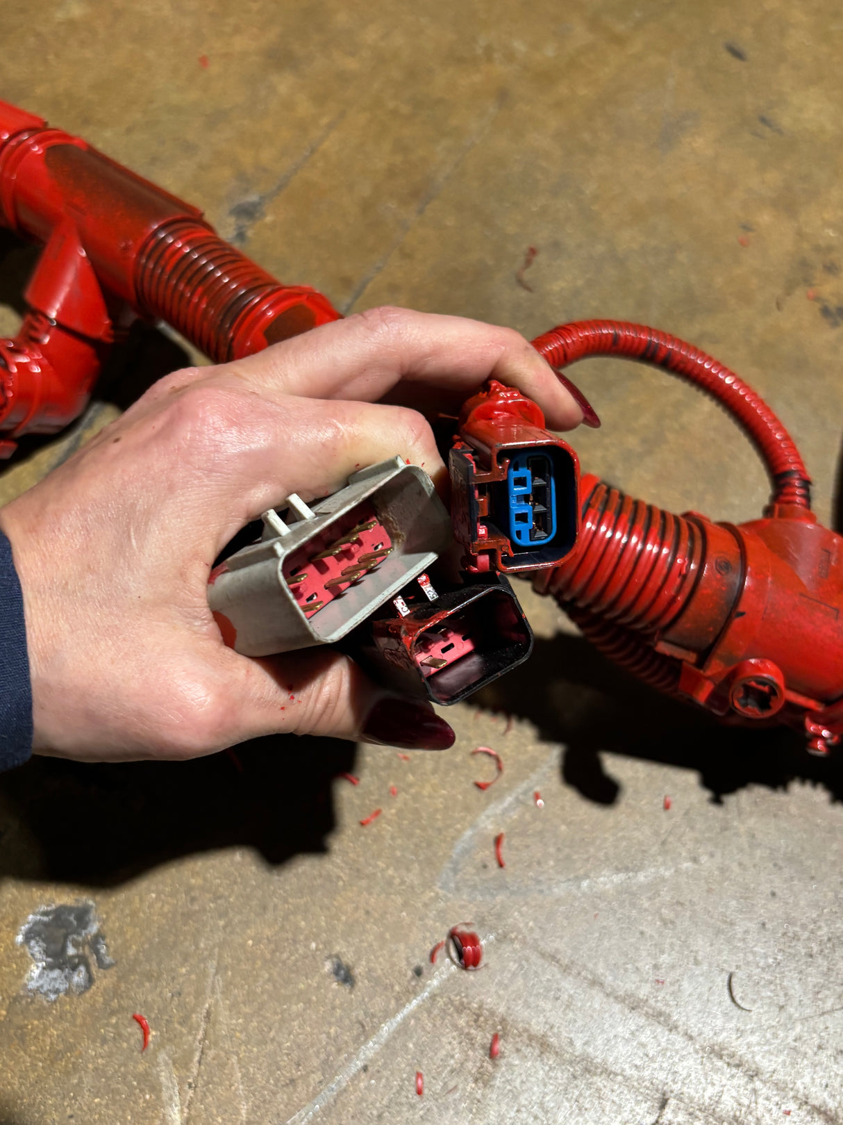 Cummins L9 Engine Electronic Control Module Wiring Harness 6430014 6430009