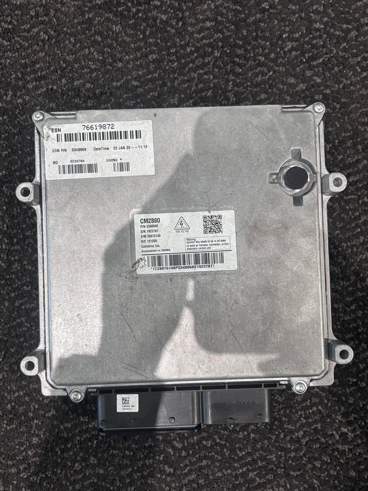 Cummins qsf2.8 diesel engine control module ecm ecu 5348868 5348864 cm2880 f114