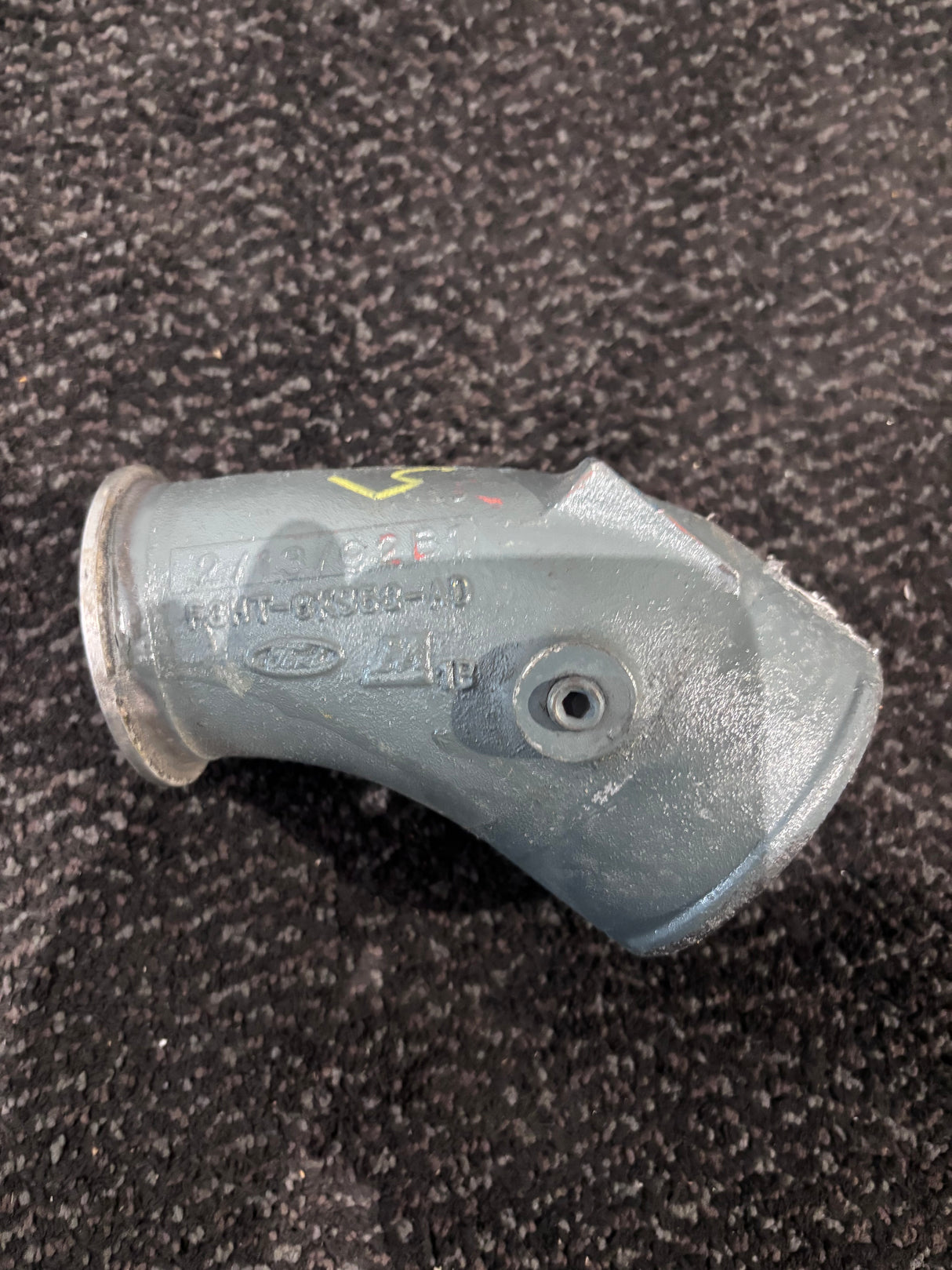Ford truck turbo air intake elbow f3ht-6k853-ad