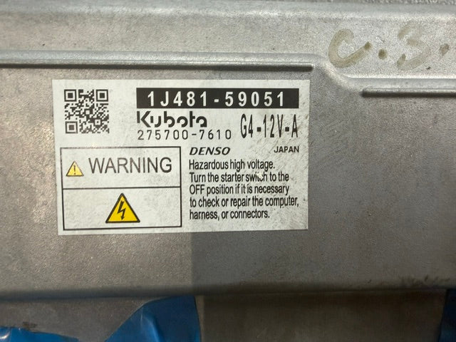 Denso Kubota C3.8 Diesel Engine Control Module ECM ECU 1J481-59051 275700-7610