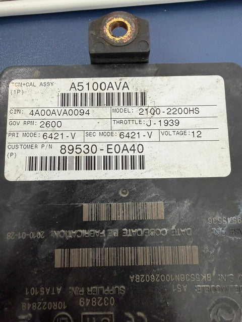 Allison A51 2100-2200HS Transmission TCM 29545536 10R022849