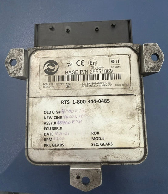 Allison A59 2200RDS Transmission TCM 29551869 28598676 10R-042849