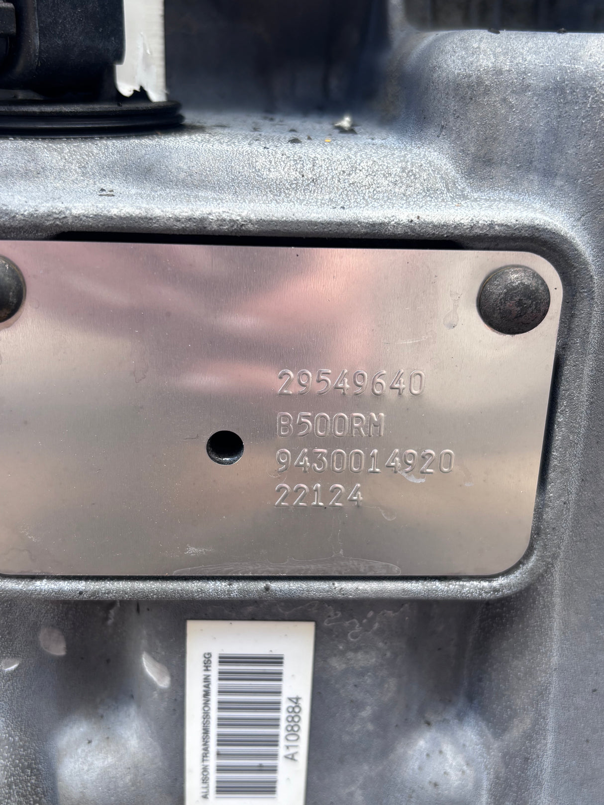 Allison B500RM Automatic Transmission 9430014920 29549640 29535583