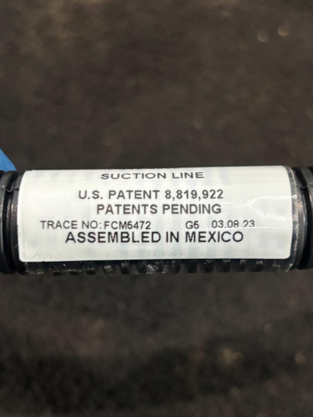 Caterpillar OEM C4.4 Inner Diameter Hose Suction Line 443-9562