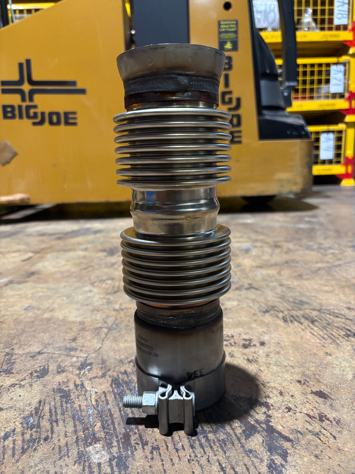 Caterpillar OEM 283MM Overall Length Stainless Steel Bellow 362-9401