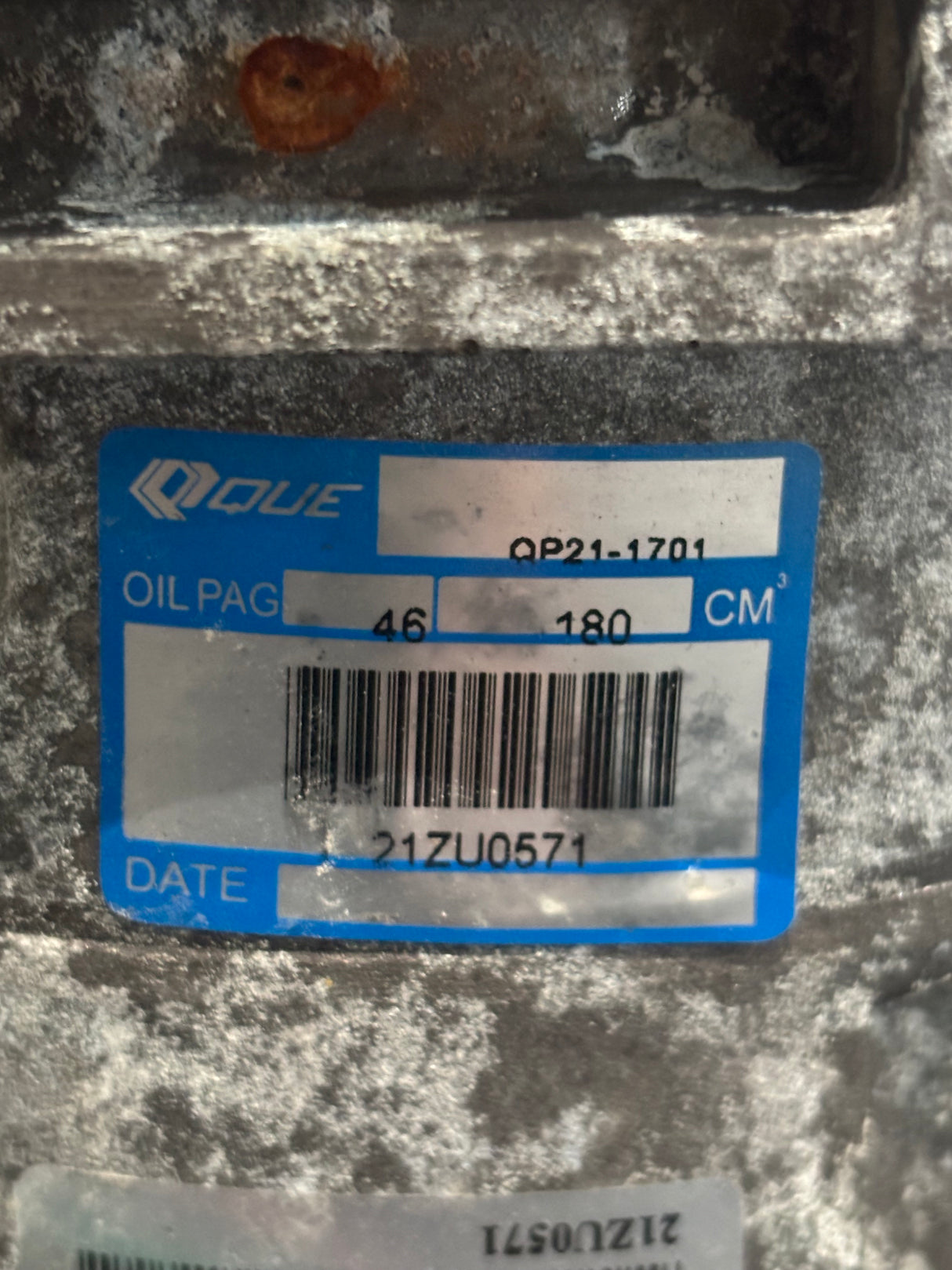Que QP-21-1701 A/C Compressor 24V 4130-01-567-7570 3824259C2 3824259C1 10 Groove