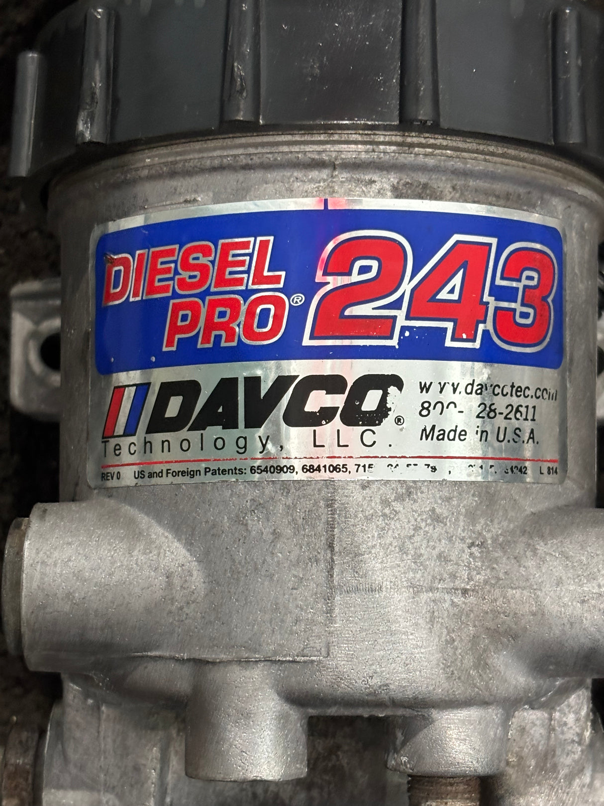 DAVCO Diesel Pro 243 Fuel Filter Water Separator Fuel Heater 6540909 6841065