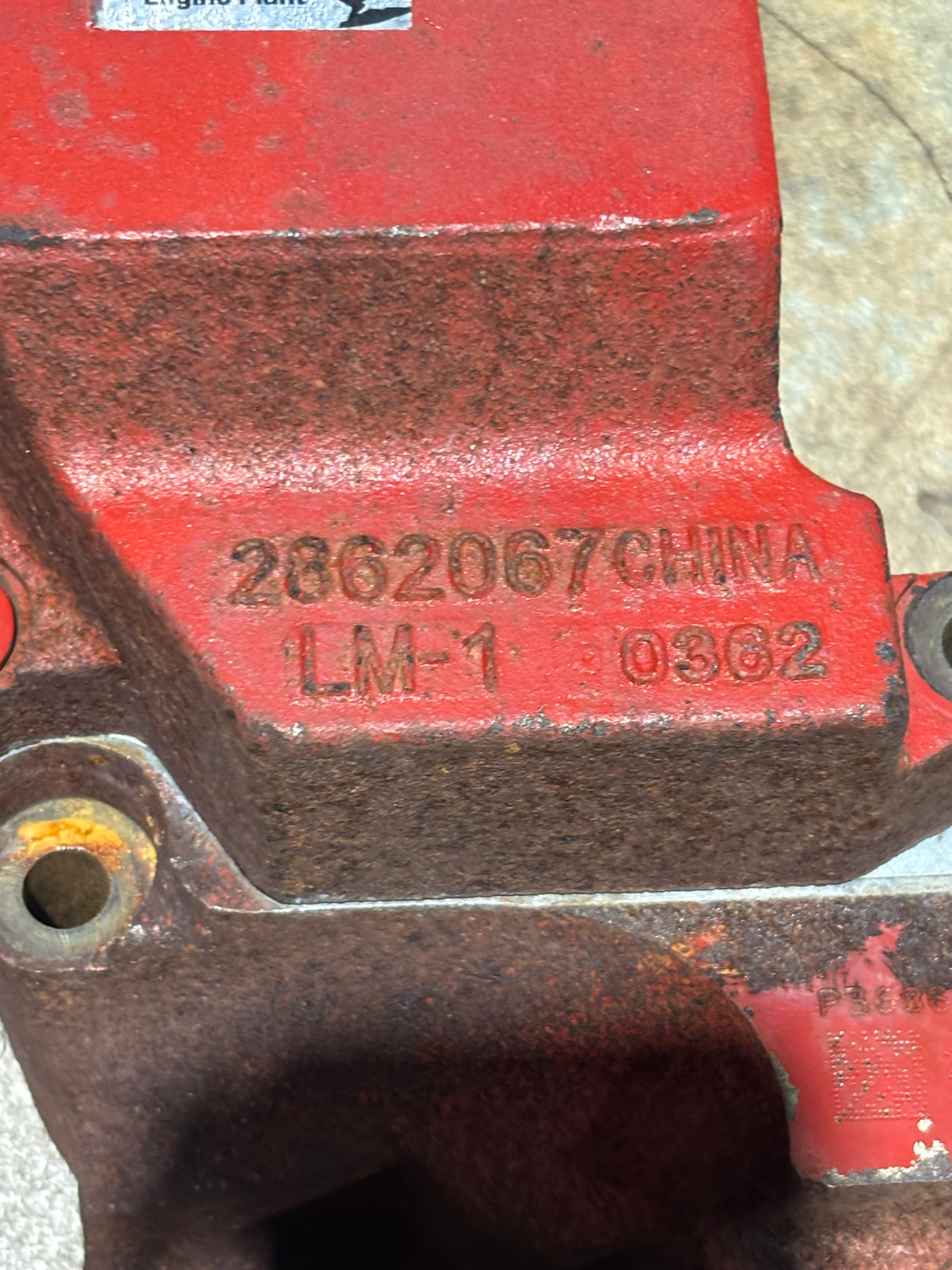 Cummins ISX15 EPA13 OEM Diesel Engine Thermostat Housing 2862067