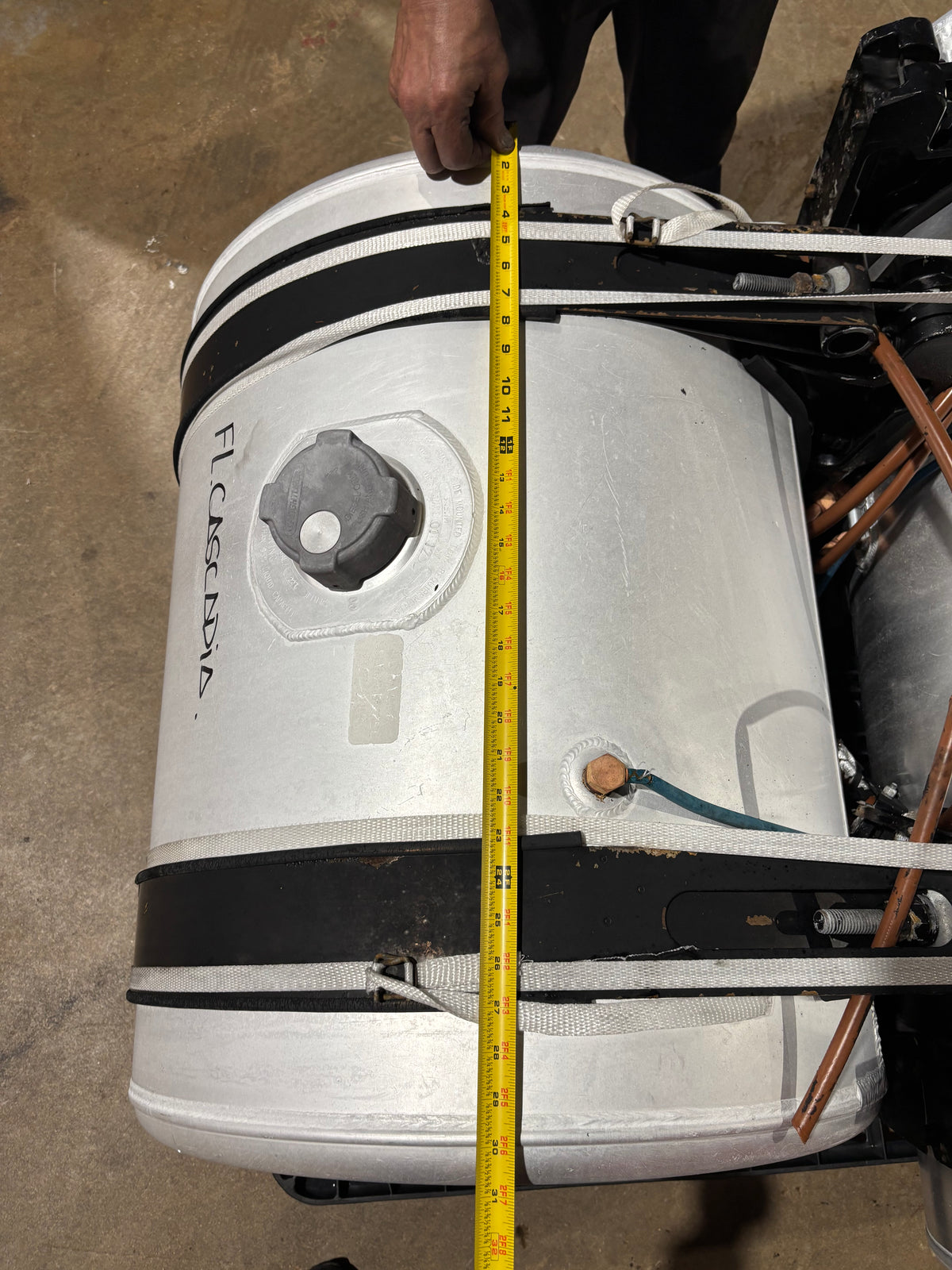 2012 Freightliner Cascadia RH Aluminum Fuel Tank