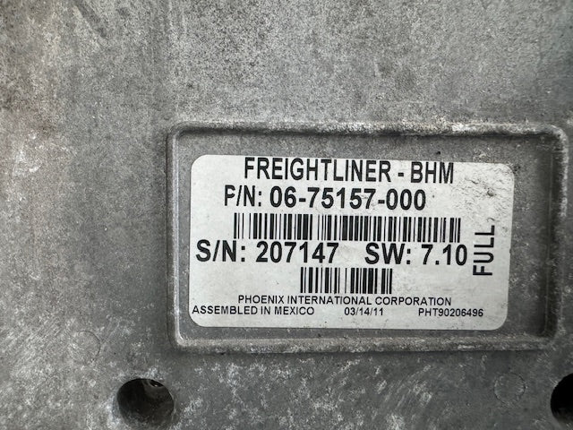 Freightliner OEM BHM Bulkhead Cab Control Module 06-75157-000