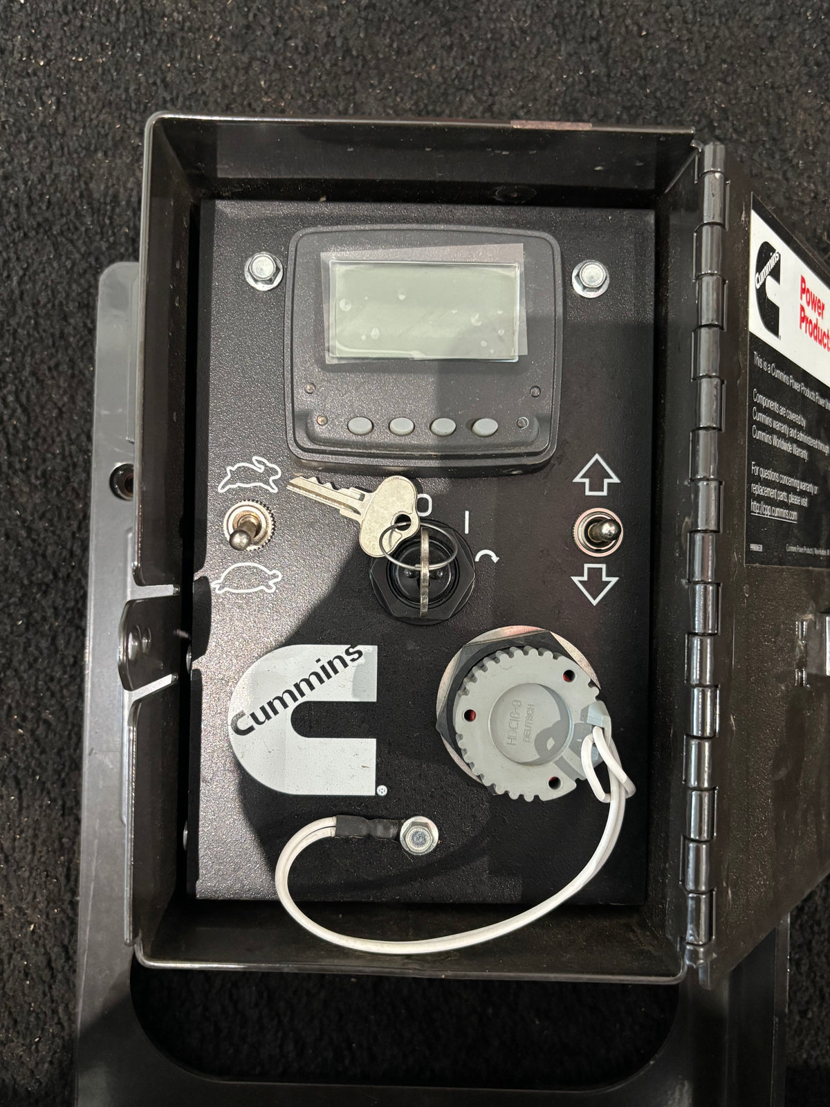 Cummins Control Panel and Hour Meter 70038972 99000638