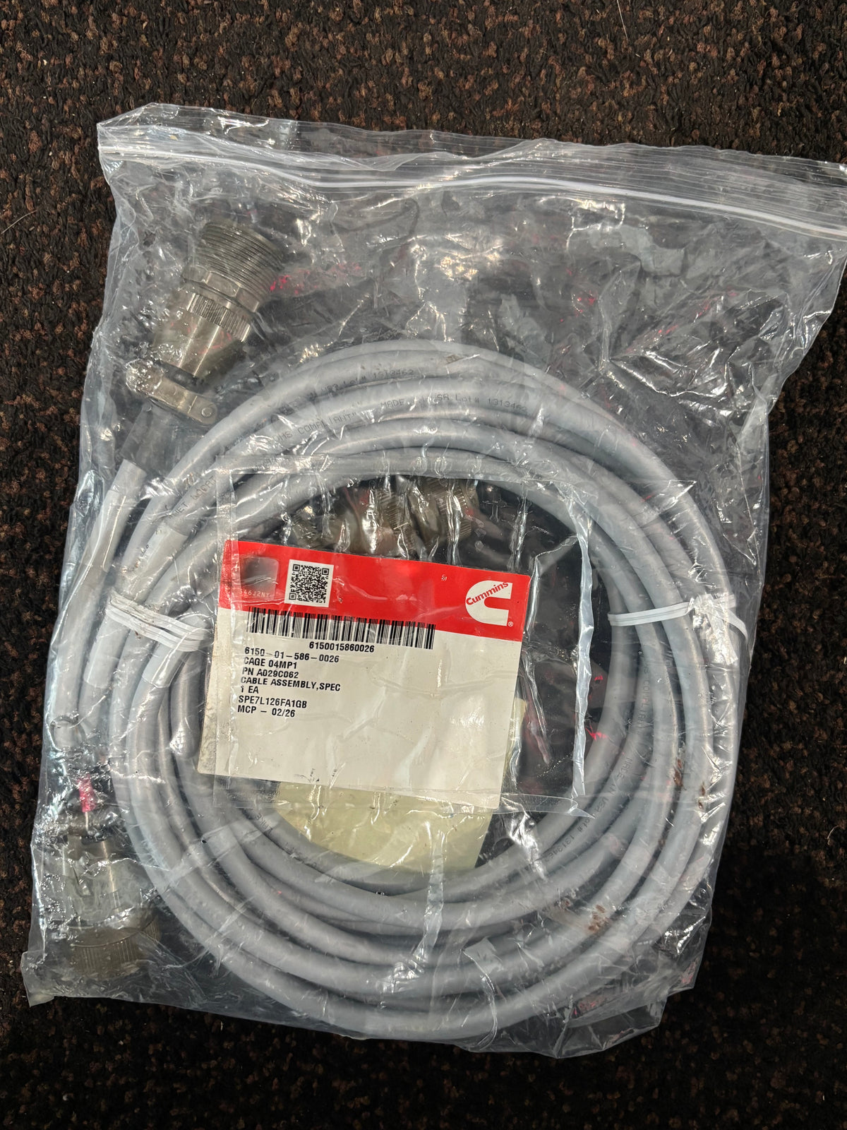 Interconnecting Vertical Cables Harness Generator Set 6150-01-586-0026
