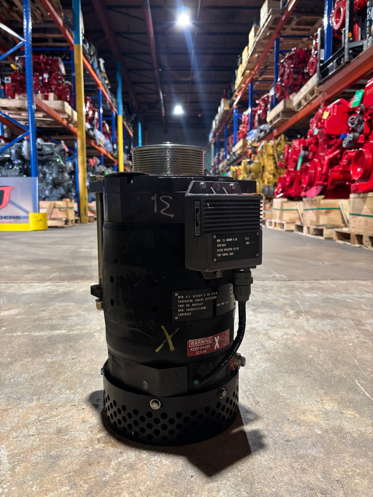 C.E. Niehoff & Co N1603-2 Generator 2920-01-557-6680 76761-N1603-2 450AMP 28V