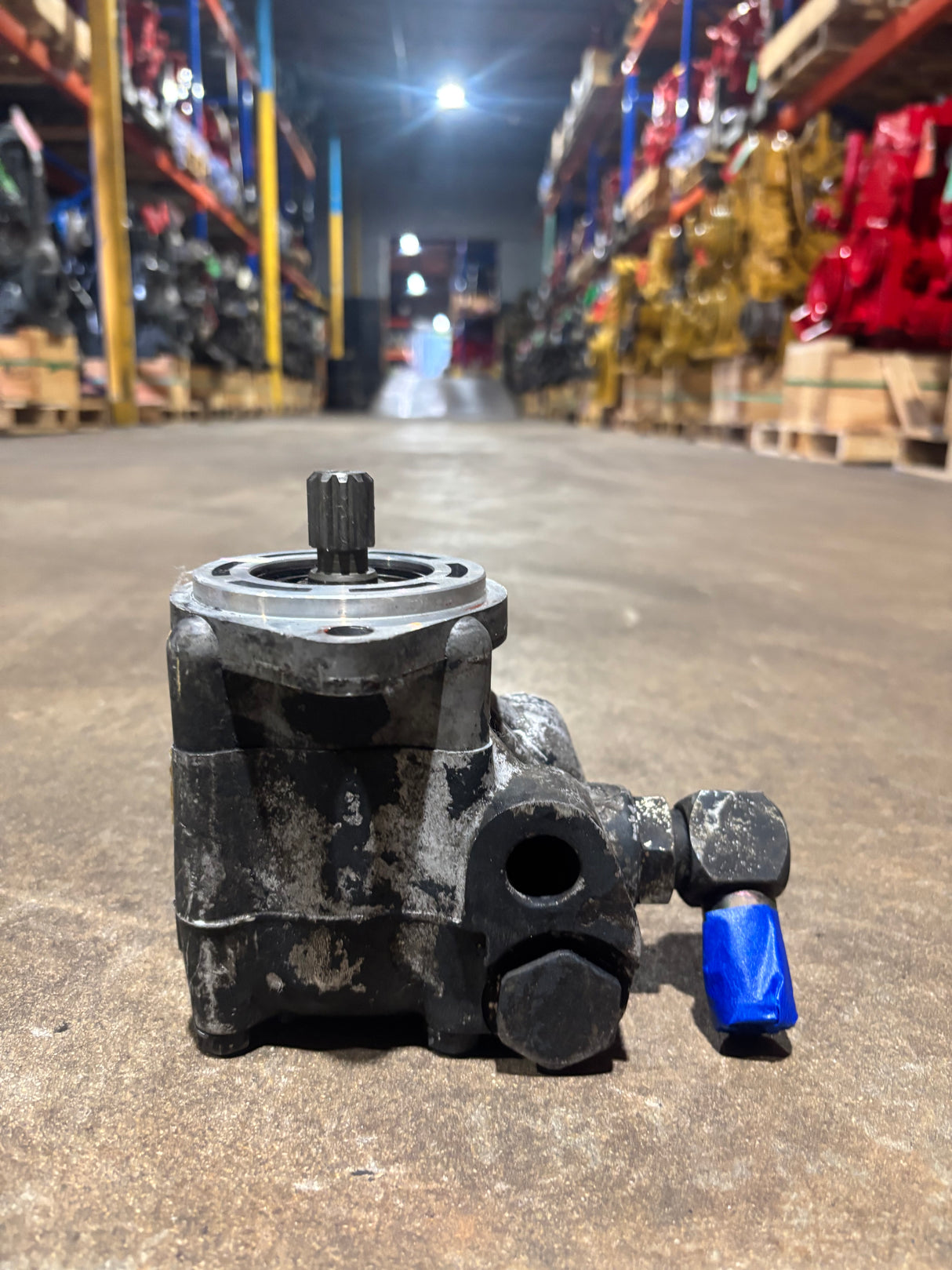 TRW OEM Power Steering Pump off Mack Engine 38QC4141P5 PS282416L10502