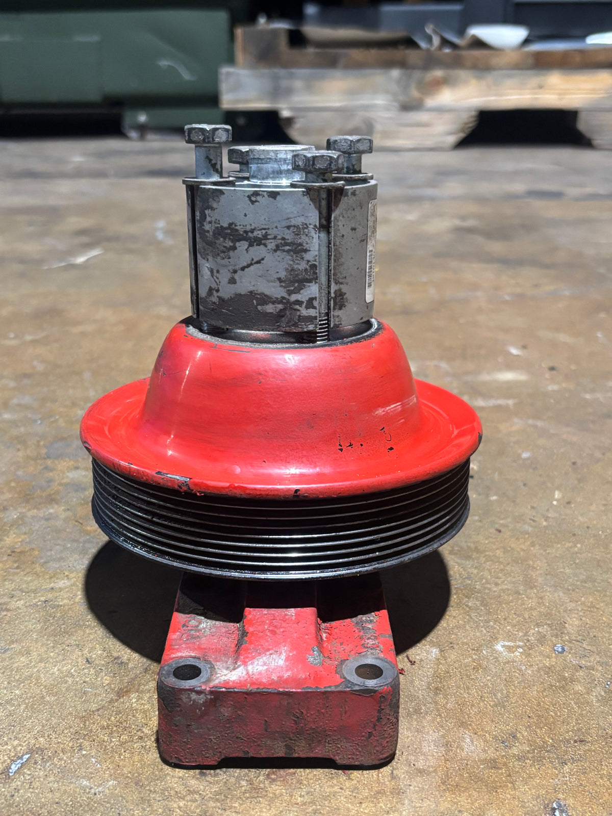 Cummins Fan Support with Pulley and Spacer 3914462 3910130 3913433