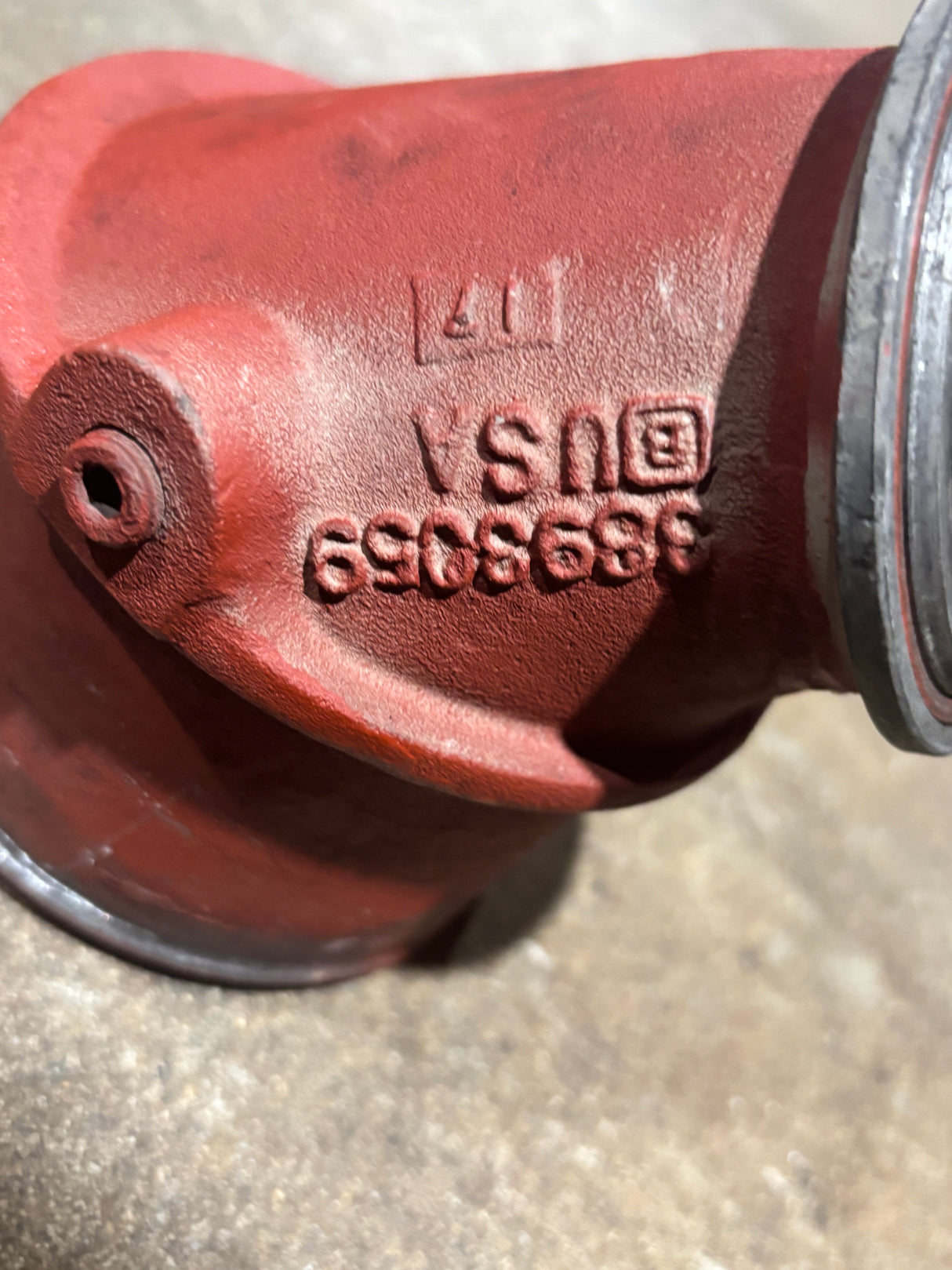 Cummins OEM Diesel Engine Air Transfer Connection Elbow 3893059