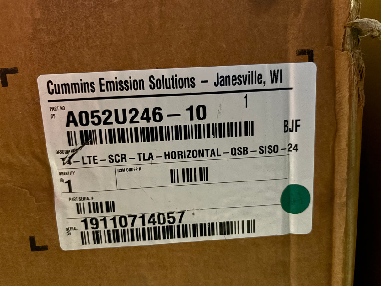 Cummins OEM SCR After-treatment Device with Nox Sensor A052U246 4387770 4326868