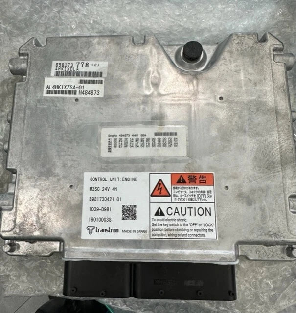 Isuzu 4HK1 Transtron Control Module ECM ECU 8981737782, 8981730421 01